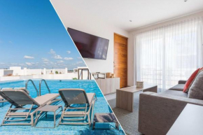 Luxury Condo, 1BR 1BA, 200MB, Gym Sauna Cinema